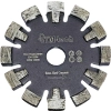 Frez diamentowy do podłogówki twardy beton 130x17 mm TM-TECH Extra Hard – widok z przodu